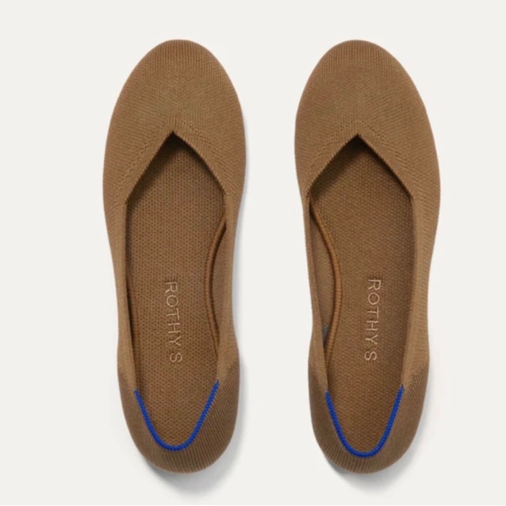 Rothy’s Driftwood tortoise shell sole flats